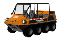 中小型水陸兩棲救援車（8×8，64KW，原地轉向）